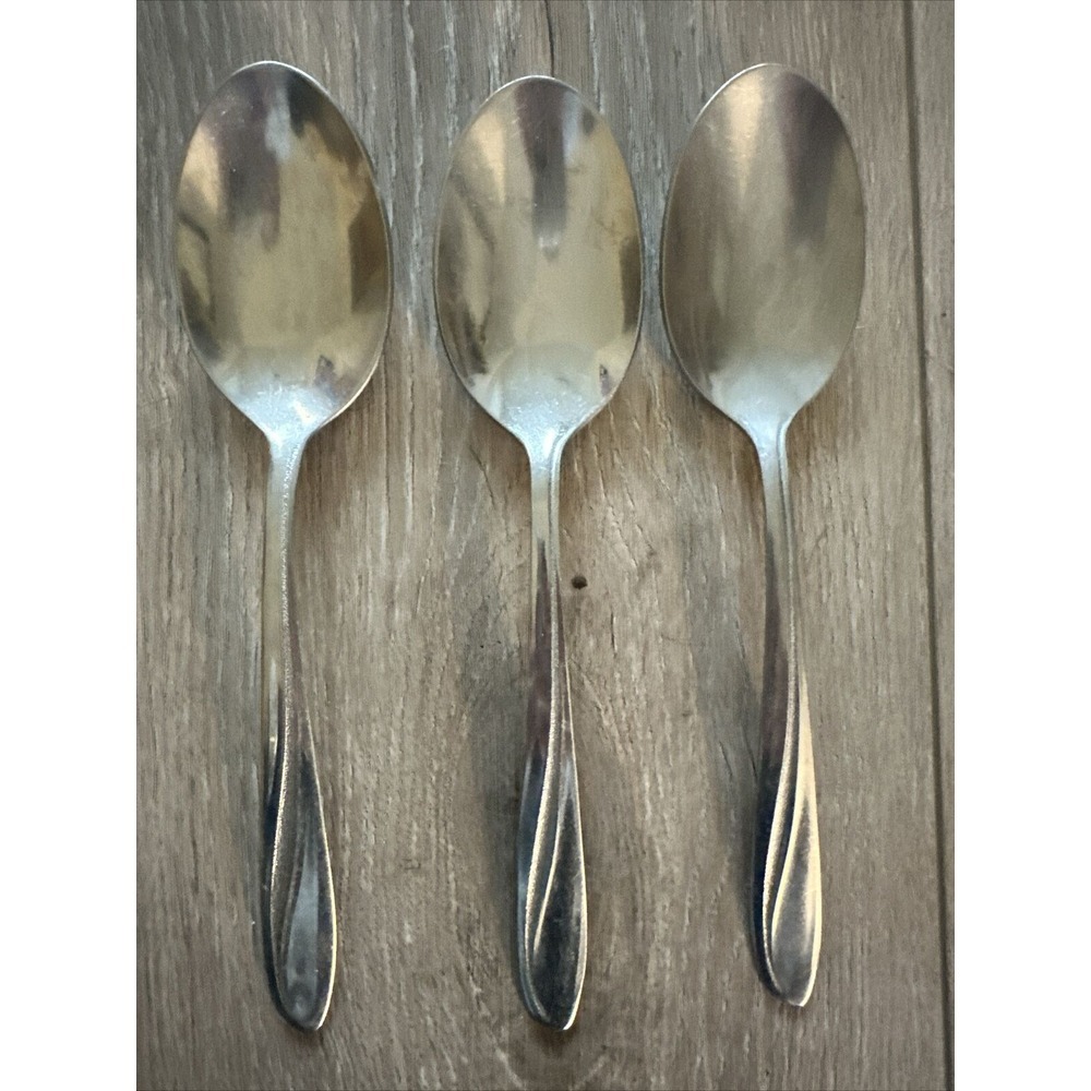 3 Pcs Stainless Imperial‎ SEASWEPT Serving Spoons